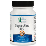 Ortho Molecular Super Aloe 250 frente del envase mostrando etiqueta y beneficio natural