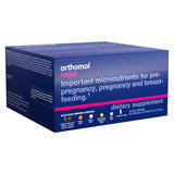 Orthomol Natal cápsulas omega-3 en primer plano, aporte de DHA y EPA