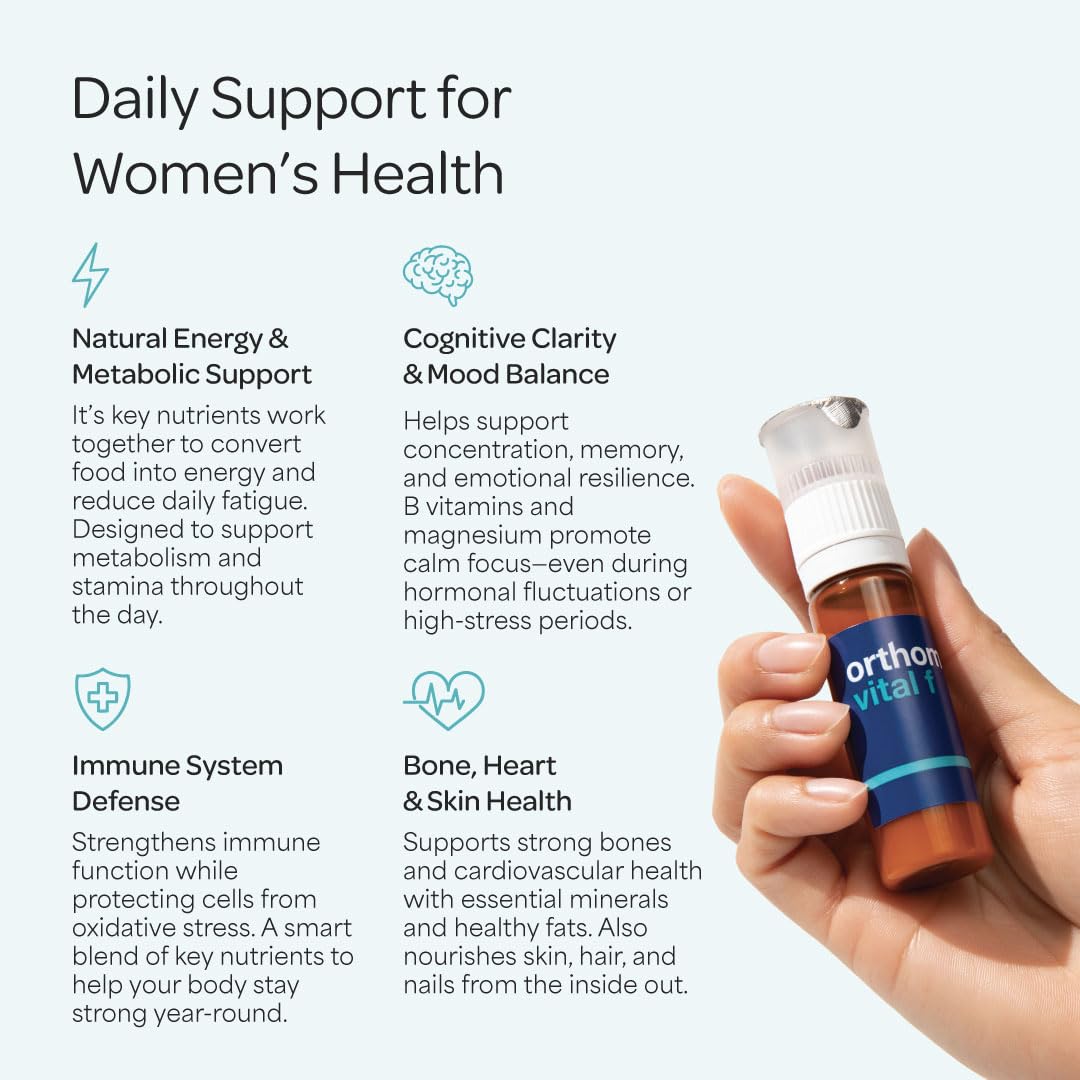 Orthomol Vital F dosis diaria con ampolla y cápsula listos para consumir