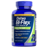 Osteo Bi-Flex frente del empaque mostrando tamaño y beneficios