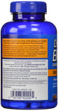 Botella de Osteo Bi-Flex junto a una regla para comparar tamaño y cantidad de 170 caplets