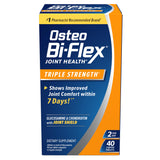 Osteo Bi-Flex frente del empaque mostrando beneficios para movilidad