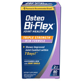 Osteo Bi-Flex frontal del envase mostrando Triple Strength MSM y cantidad