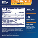 Osteo Bi-Flex textura del comprimido recubierto mostrando acabado liso beneficioso