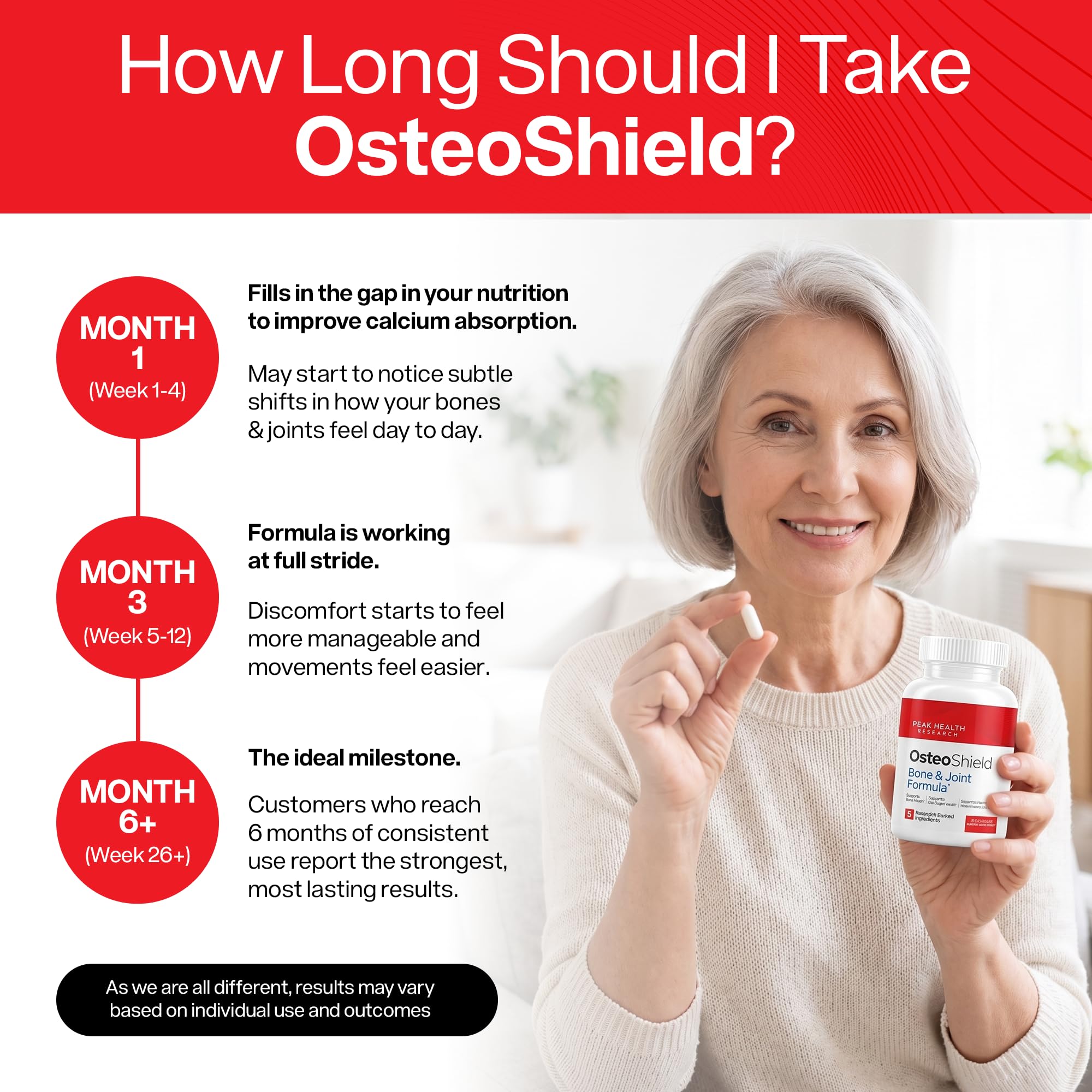 OsteoShield estilo de vida persona caminando para movilidad y confianza