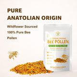 ottoman organic cucharada con polen para dosis diaria y uso práctico