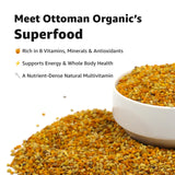 ottoman organic polen mezclado en batido para un aporte nutritivo