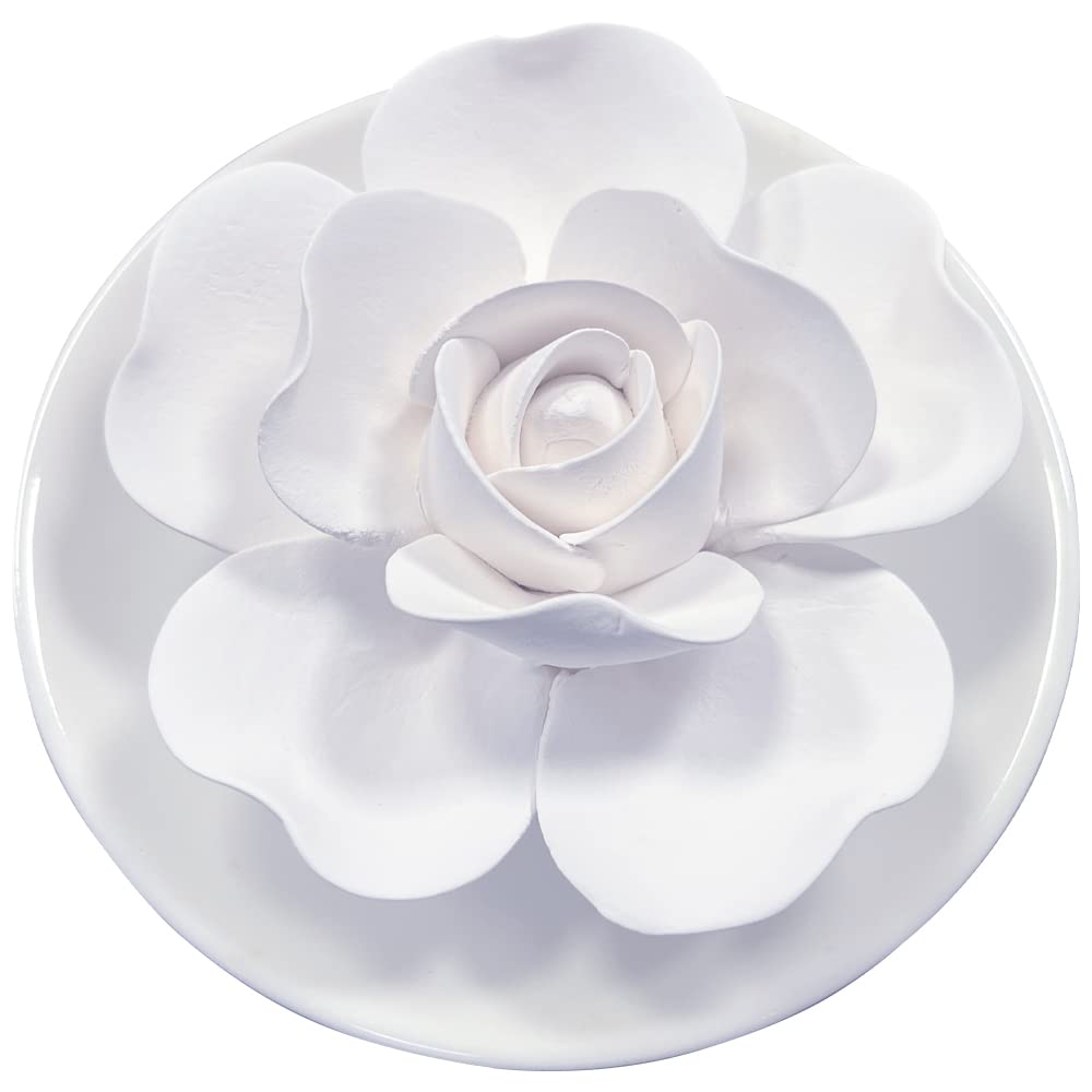 oumeiben difusor frontal de porcelana en forma de flor, aporta aroma decorativo