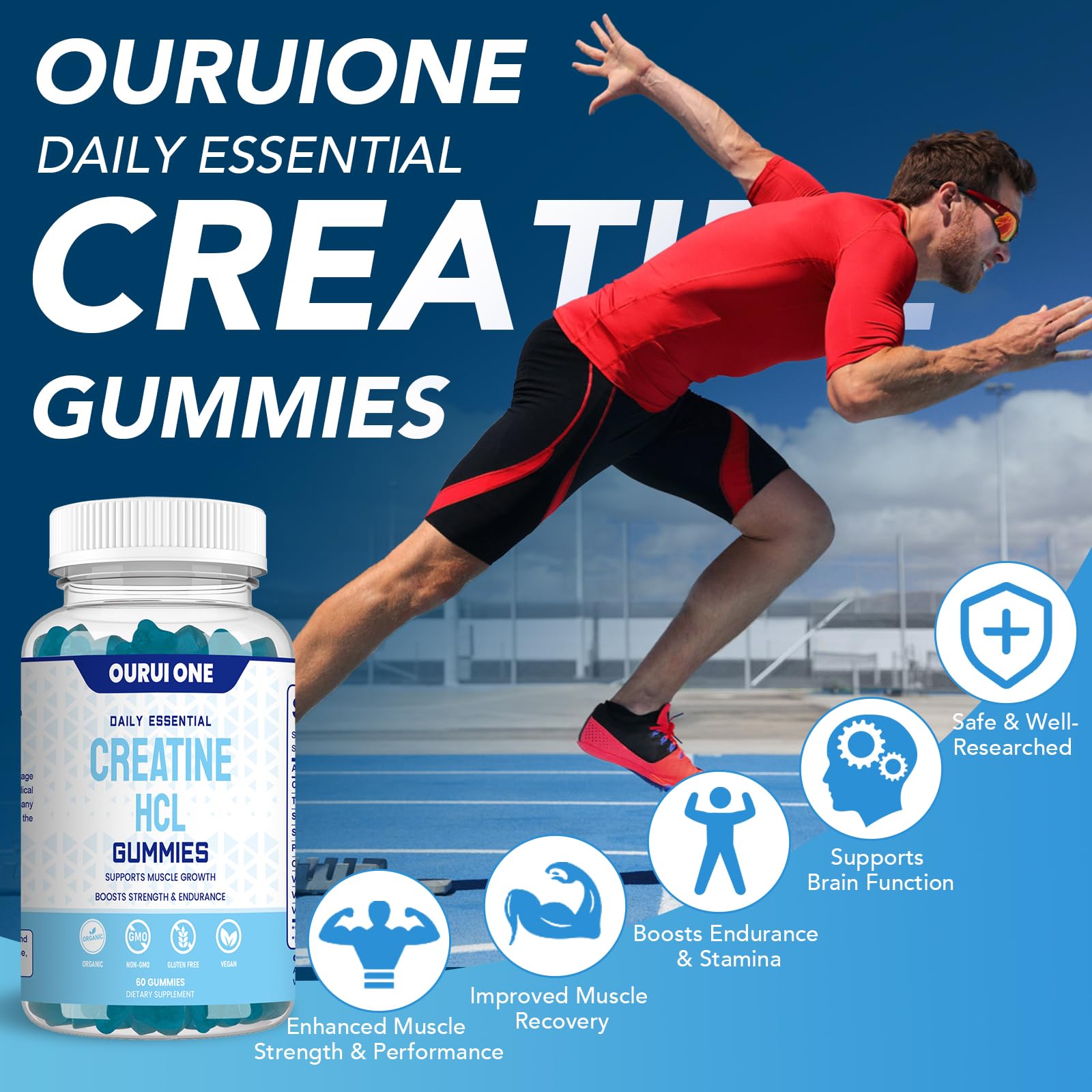 ourui one etiqueta con ingredientes y beneficios limpios
