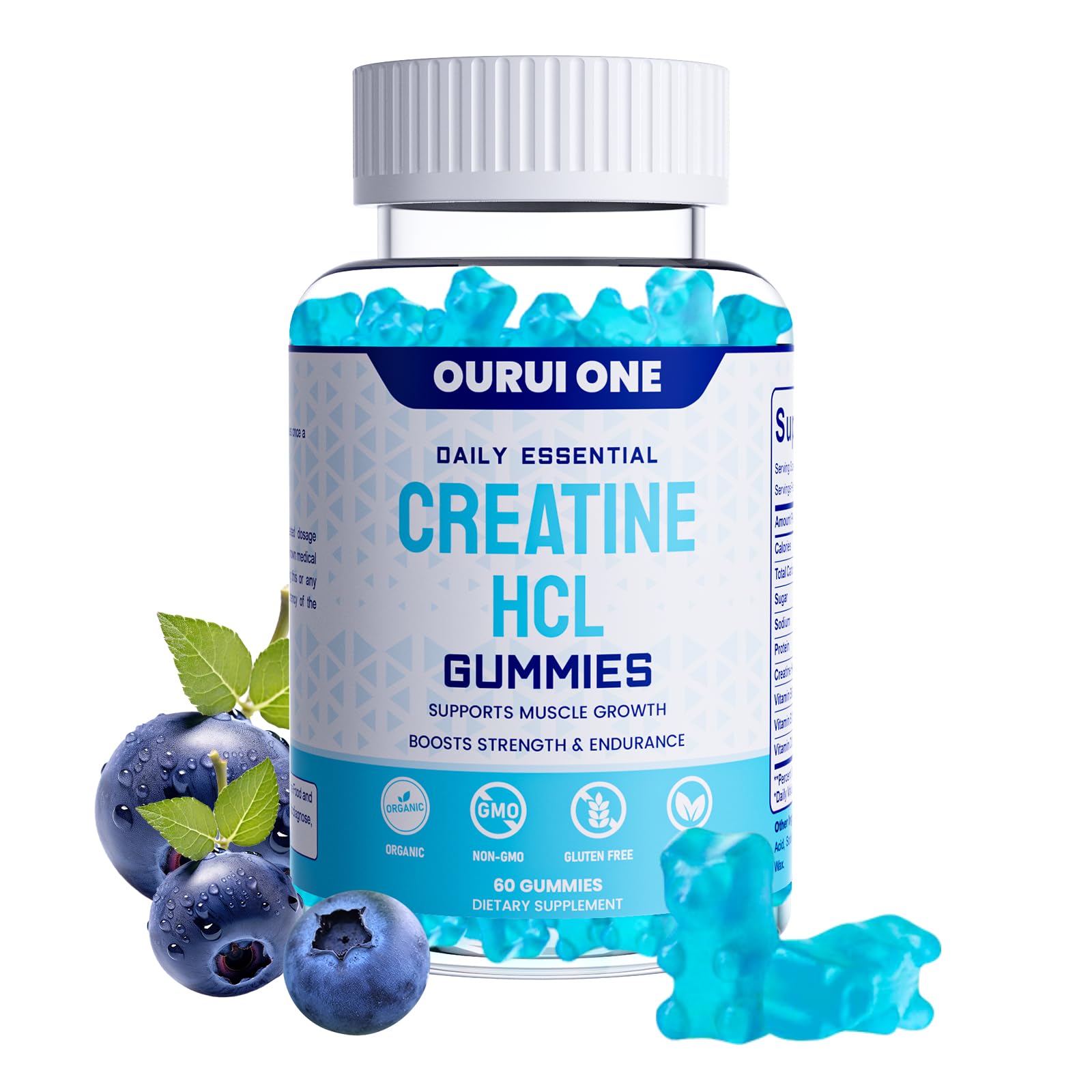 ourui one empaque frontal mostrando gominolas y beneficio conveniencia