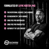 Empaque Outwork Nutrition sabor Strawberry Lemonade enfatizando sabor refrescante