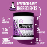 Outwork Nutrition detalle de la etiqueta con lista de ingredientes y dosificación