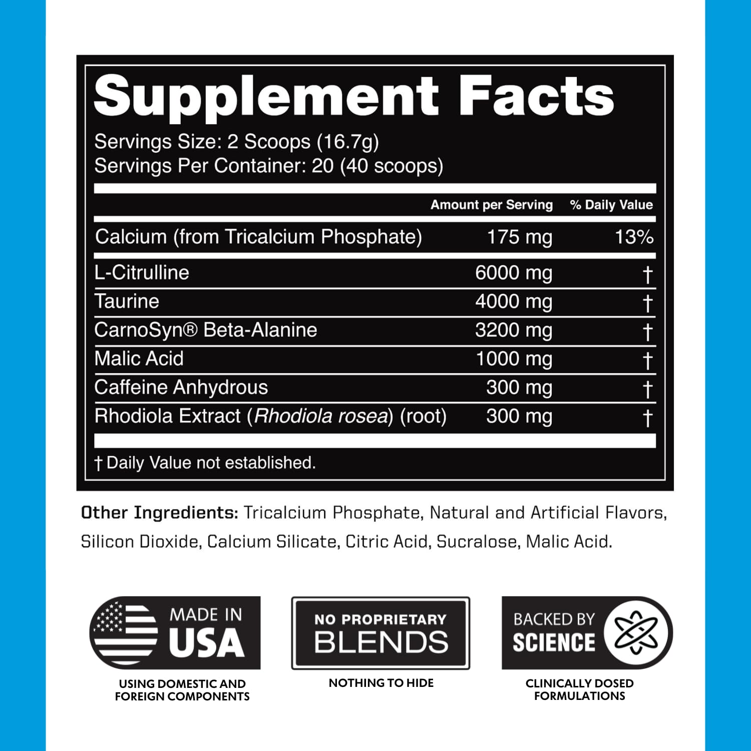 Outwork Nutrition escena de entrenamiento con producto para mejor enfoque