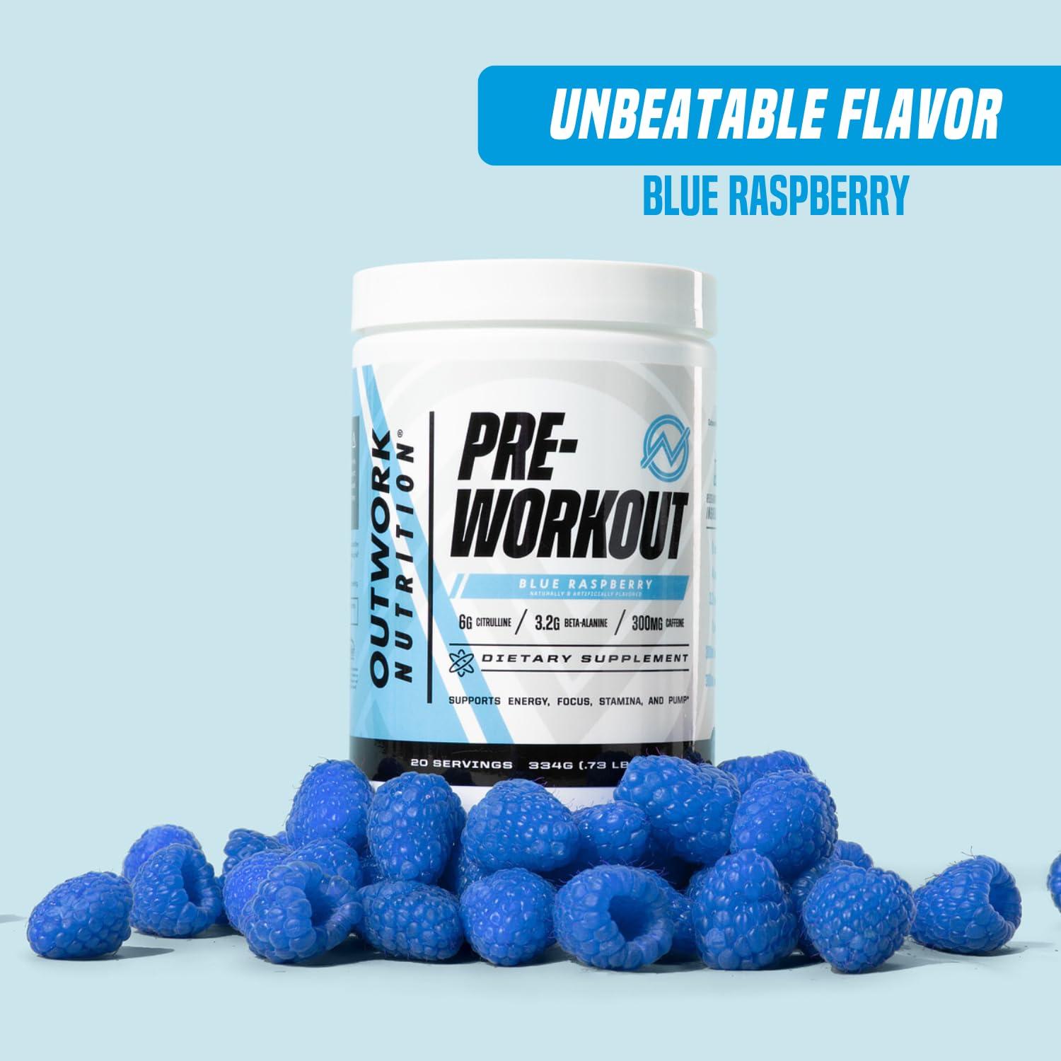 Outwork Nutrition etiqueta con ingredientes clave y transparencia formulación