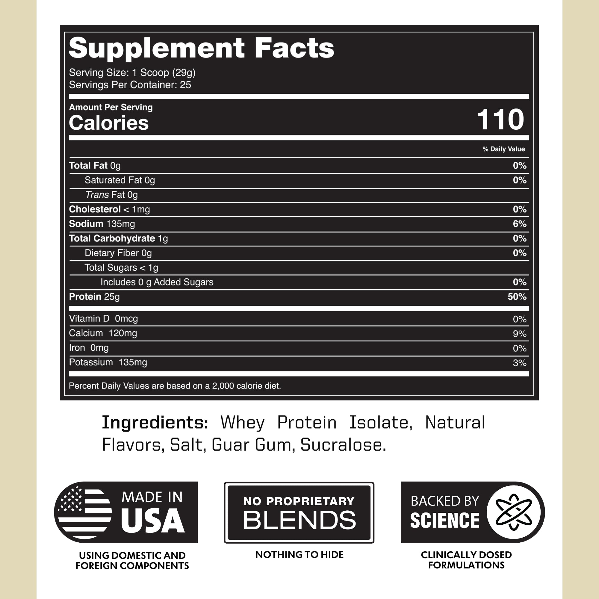 Outwork Nutrition ingredientes y procedencia EE. UU. que indican calidad