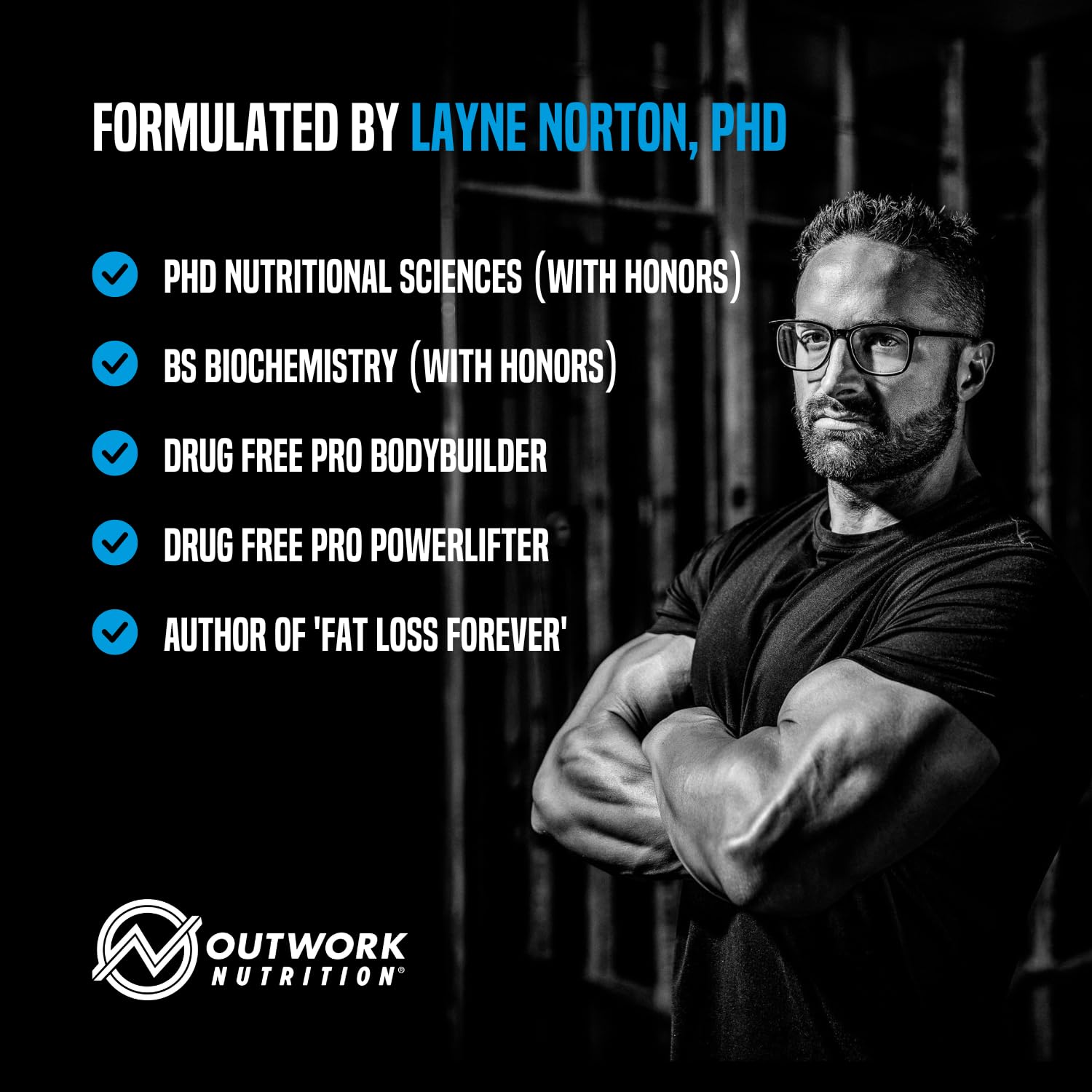 Outwork Nutrition detalle del panel nutricional con dosis científicas claras