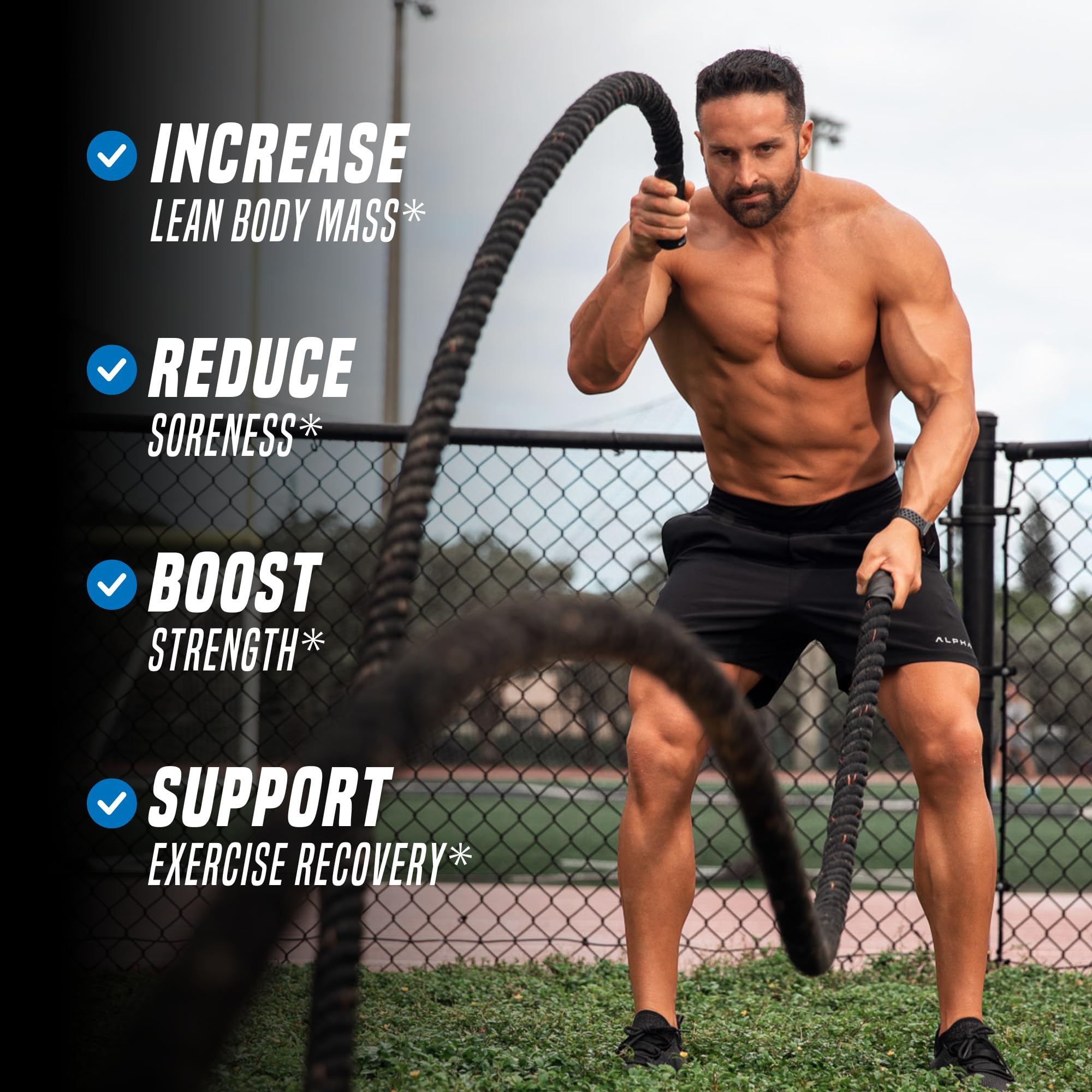 Outwork Nutrition textura del polvo cercana que facilita mezcla rápida