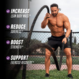 Outwork Nutrition textura del polvo fina y soluble para mezclas rápidas