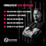 Outwork Nutrition en gimnasio antes del entrenamiento, prepara para máxima intensidad