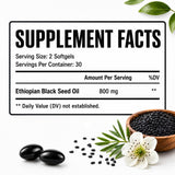 Ovela envase junto a semillas Nigella sativa indicando origen etíope