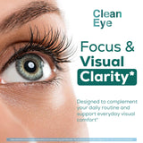 OVICIA cápsula Clean Eye en mano para visualizar tamaño y facilidad