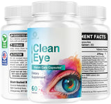 OVICIA Clean Eye etiqueta con información nutricional y usos recomendados
