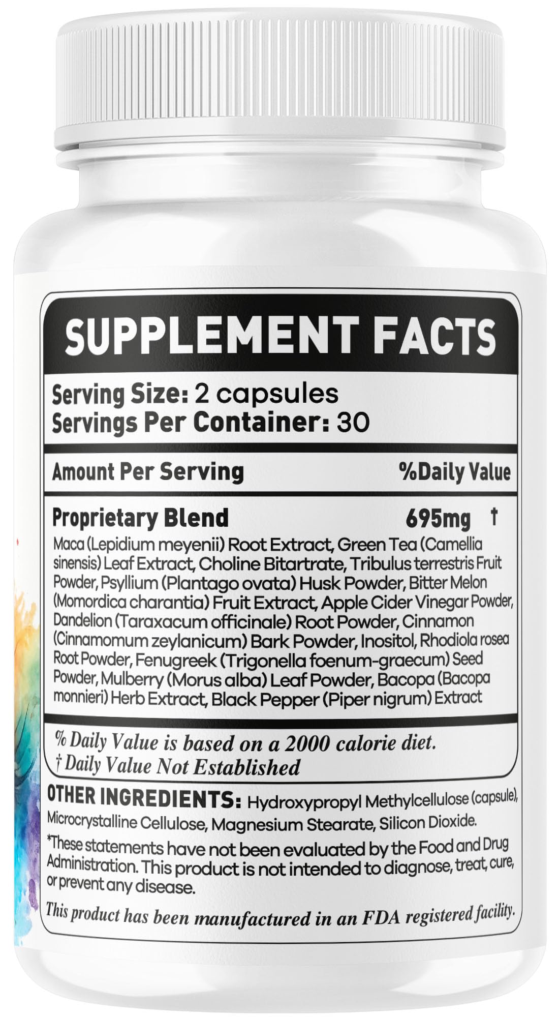 OVICIA etiqueta nutricional de Clean Eye mostrando información clave