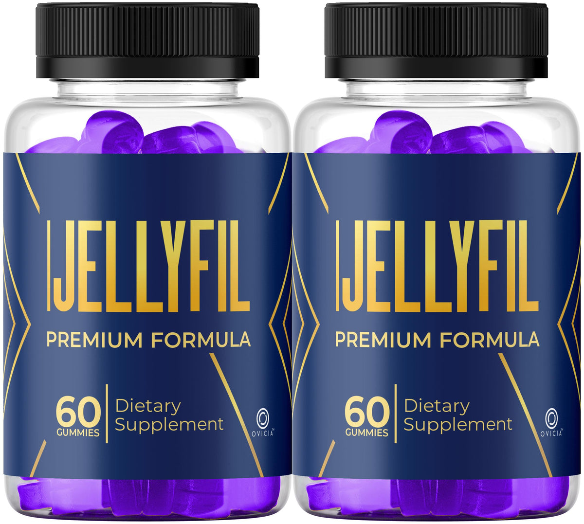 OVICIA frontal del envase Jellyfil beneficios de tienda