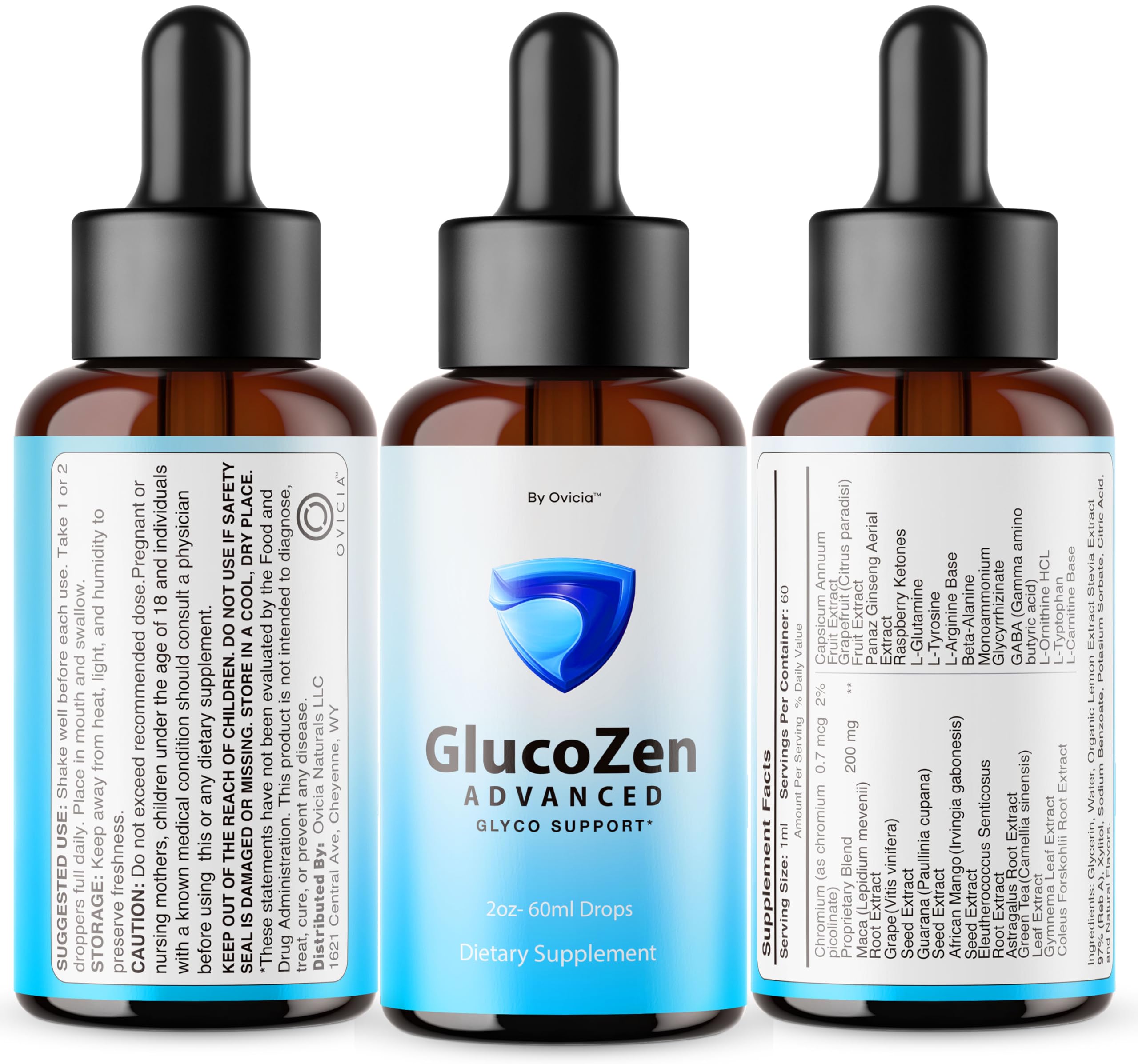 OVICIA Glucozen sello de cierre y seguridad que garantiza calidad