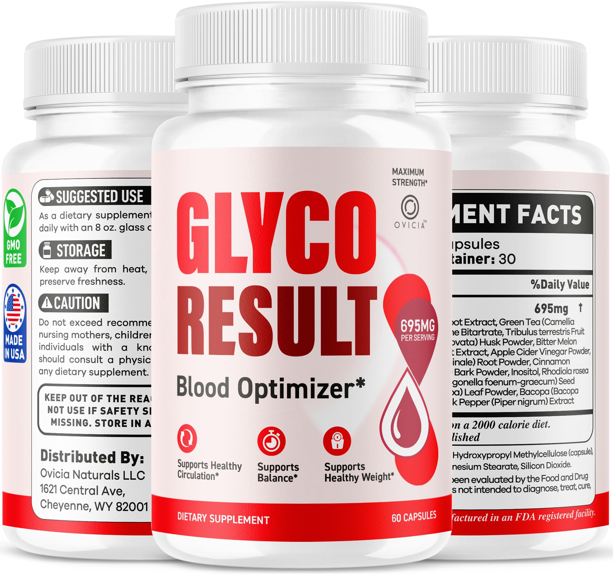 OVICIA Glyco Result en entorno cotidiano ilustrando uso diario