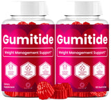 OVICIA paquete frontal de Gumitide Gummies mostrando presentación conveniente para dos meses
