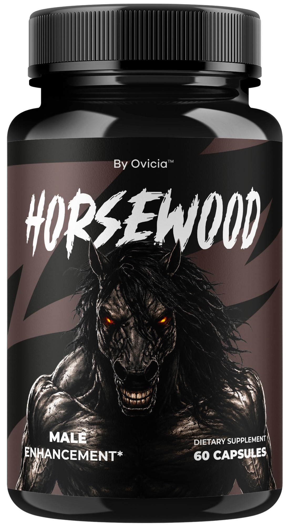 OVICIA Horsewood frontal del frasco muestra presentación y beneficio práctico
