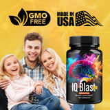 OVICIA IQ Blast Plus cápsula en mano para comparar tamaño y comodidad de toma