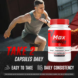 OVICIA Max Vitalize frasco en mano que muestra escala y conveniencia del pack