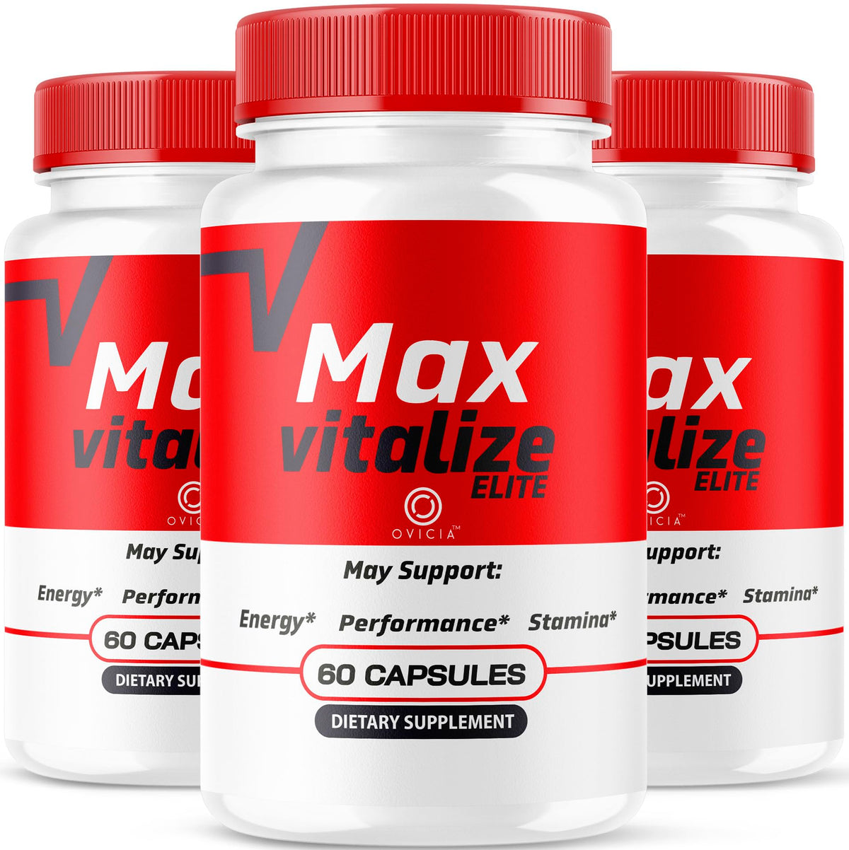 OVICIA Max Vitalize vista frontal mostrando el envase y la marca, aporta confianza