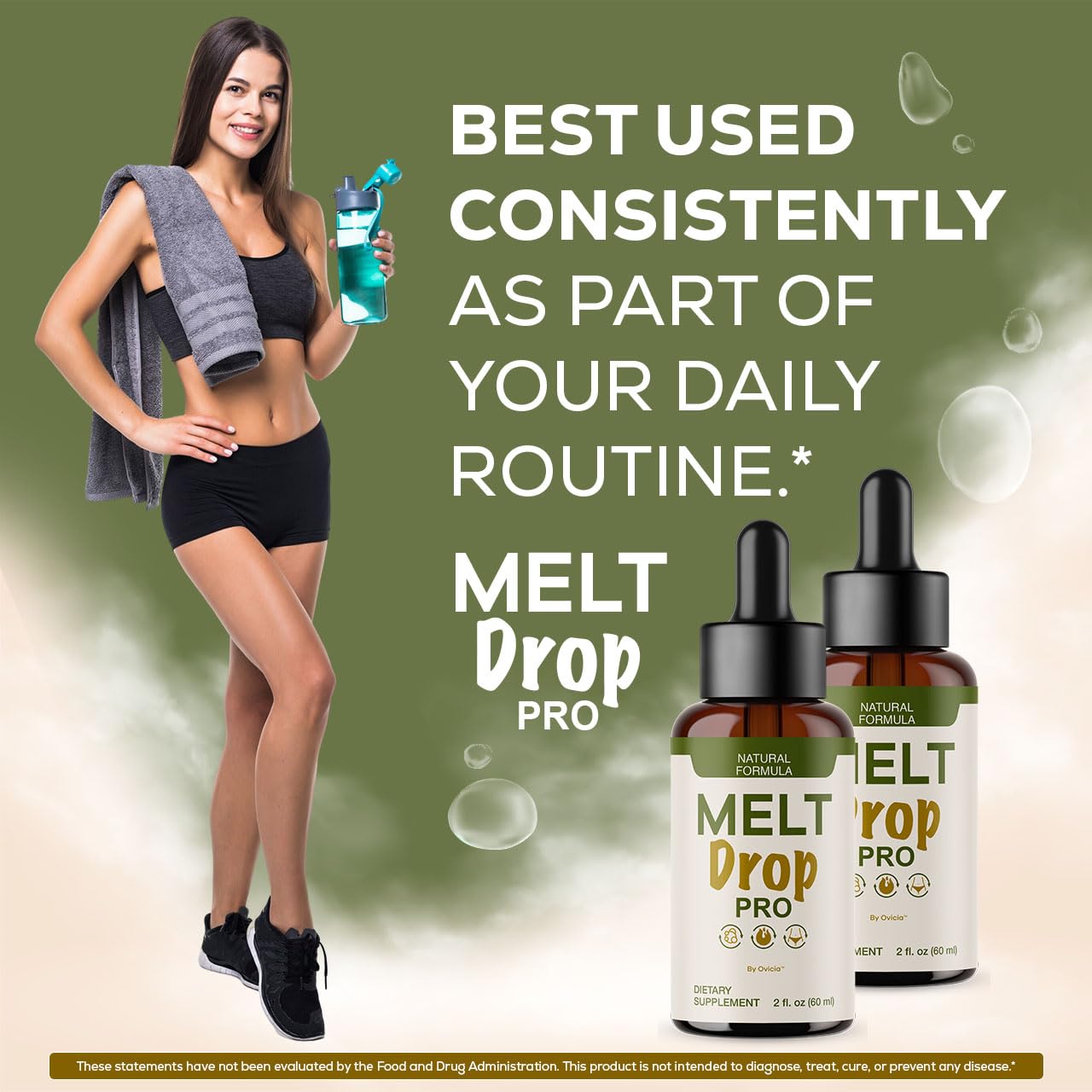 OVICIA Melt Drops Pro gotas en cuchara, medición precisa y administración sencilla