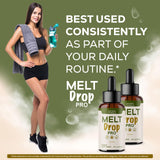 OVICIA Melt Drops Pro gotas vertidas en vaso para mezcla cómoda
