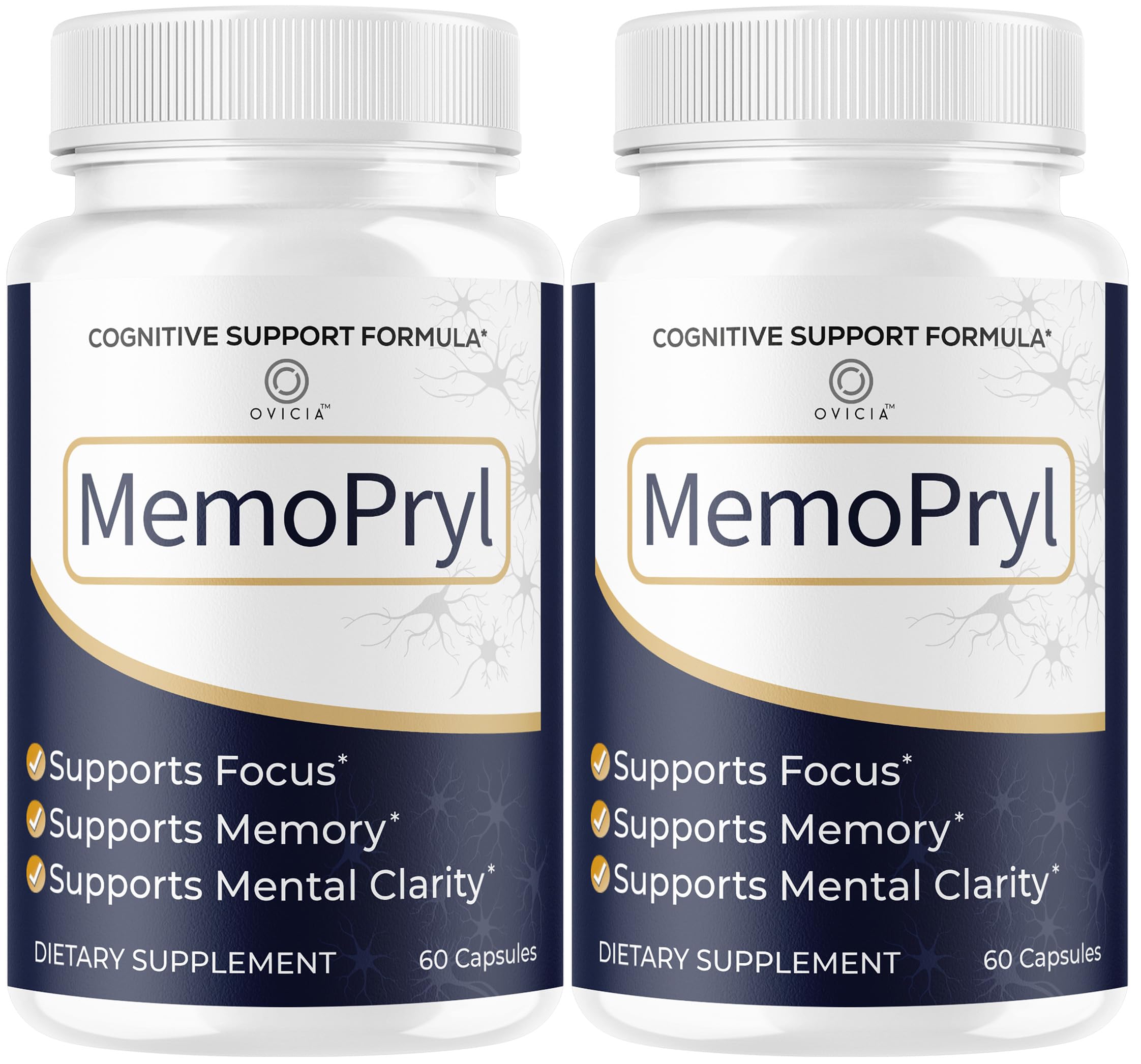 OVICIA Memopryl frasco frontal mostrando soporte cognitivo