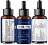 OVICIA NeuroTyde ingredientes naturales en imagen estilo botánico y limpio