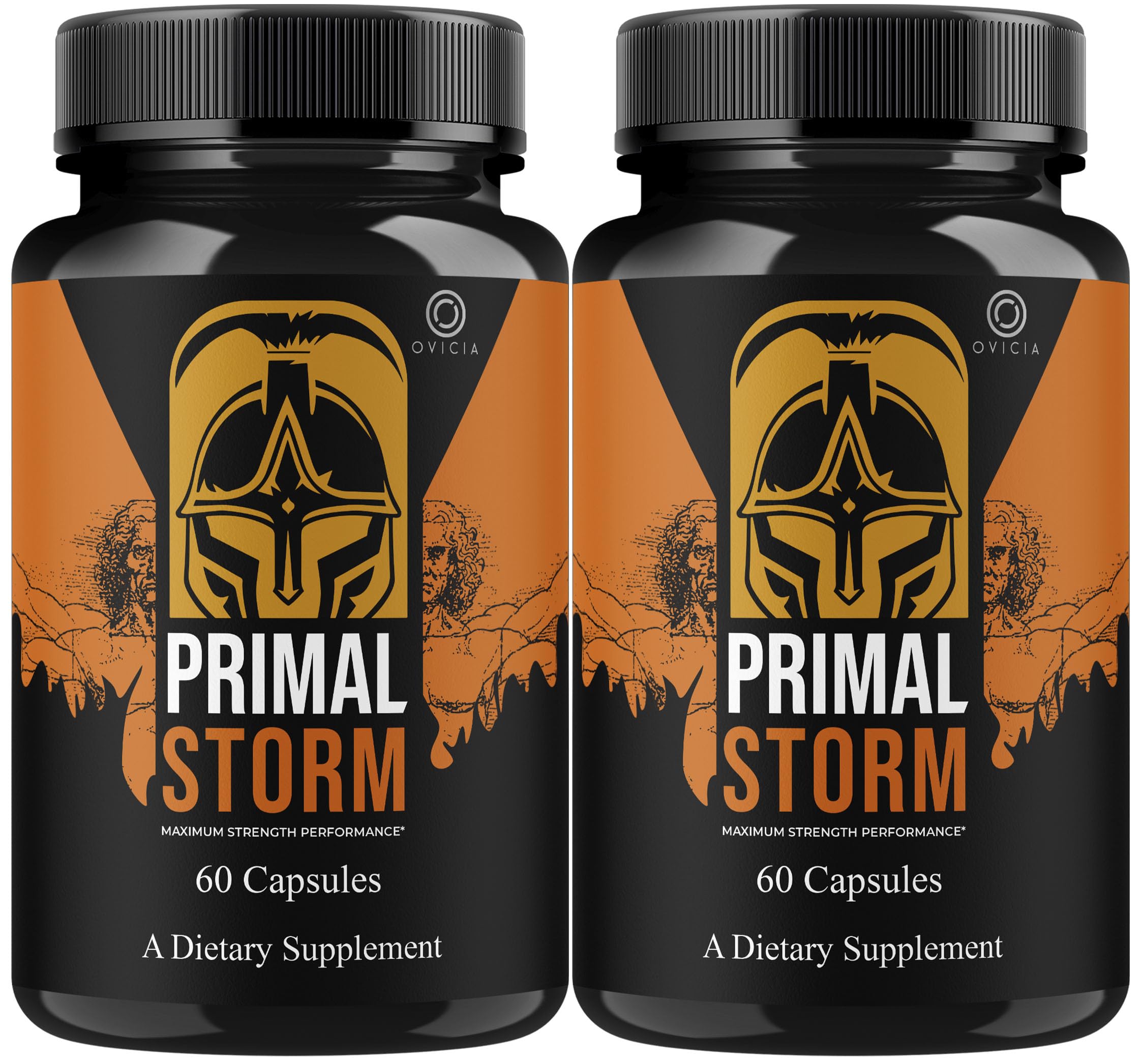 OVICIA Primal Storm frente del empaque mostrando diseño y cantidad