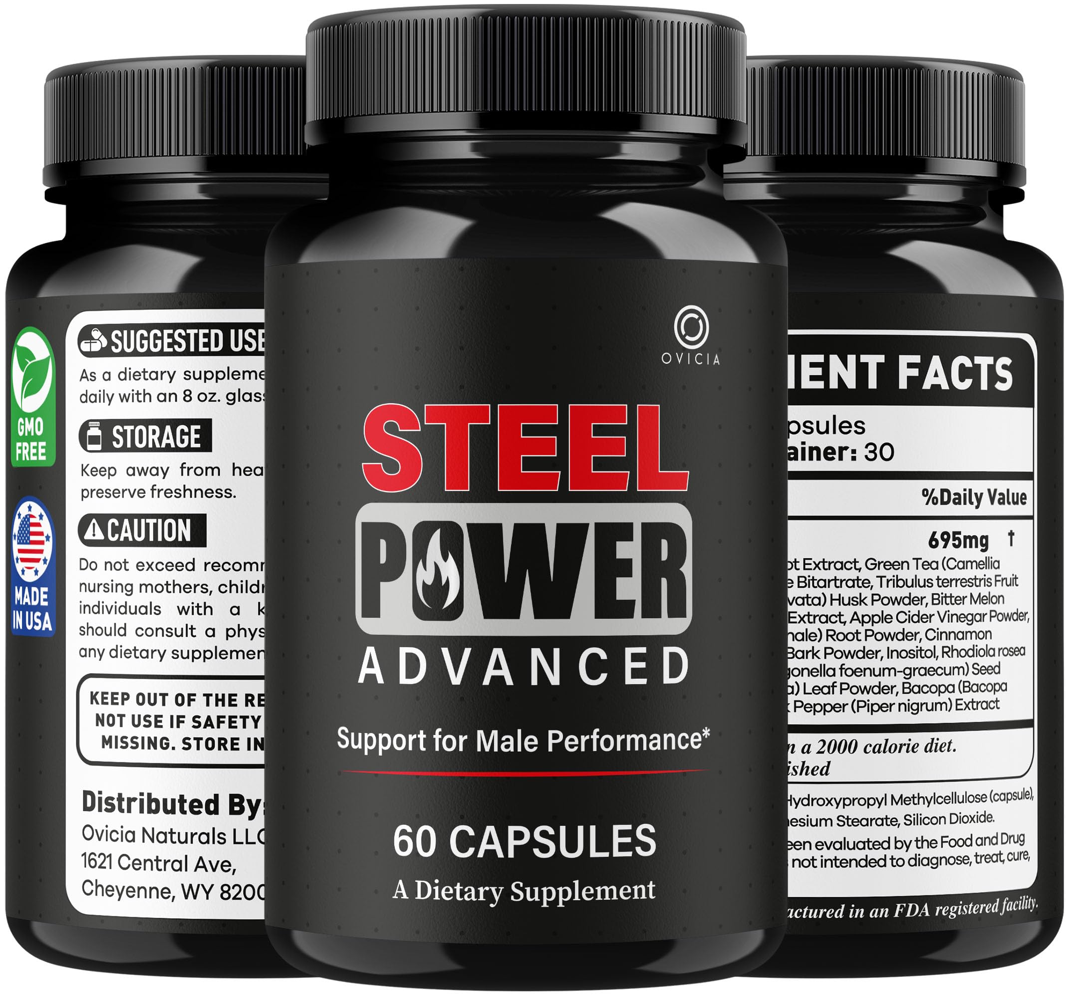 OVICIA Steel Power estilo de vida activo ilustrando energía y rutina diaria