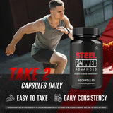 OVICIA Steel Power textura de cápsula que resalta formulación natural y pureza