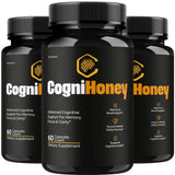 OVICIA frontal del envase CogniHoney mostrando diseño y beneficios visibles