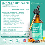owegel etiqueta con ingredientes y dosis destacadas legibles