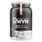 OWYN Pro Elite frontal del envase mostrando etiqueta clara y beneficios
