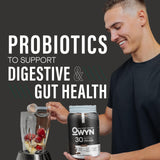 OWYN Pro Elite semillas de calabaza y chía mostrando origen vegetal