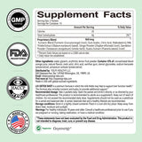 OxyEnergy etiqueta con información de ingredientes y certificaciones confiables