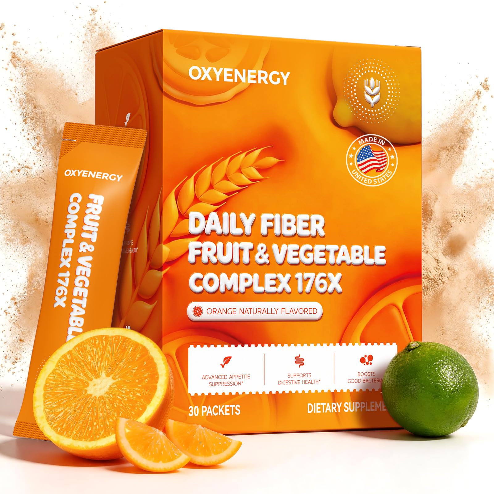 OxyEnergy sobre frontal mostrando empaque y ventaja de conveniencia