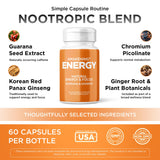 Oxygen Nutrition cápsulas vegetales en primer plano, textura clara y dosis
