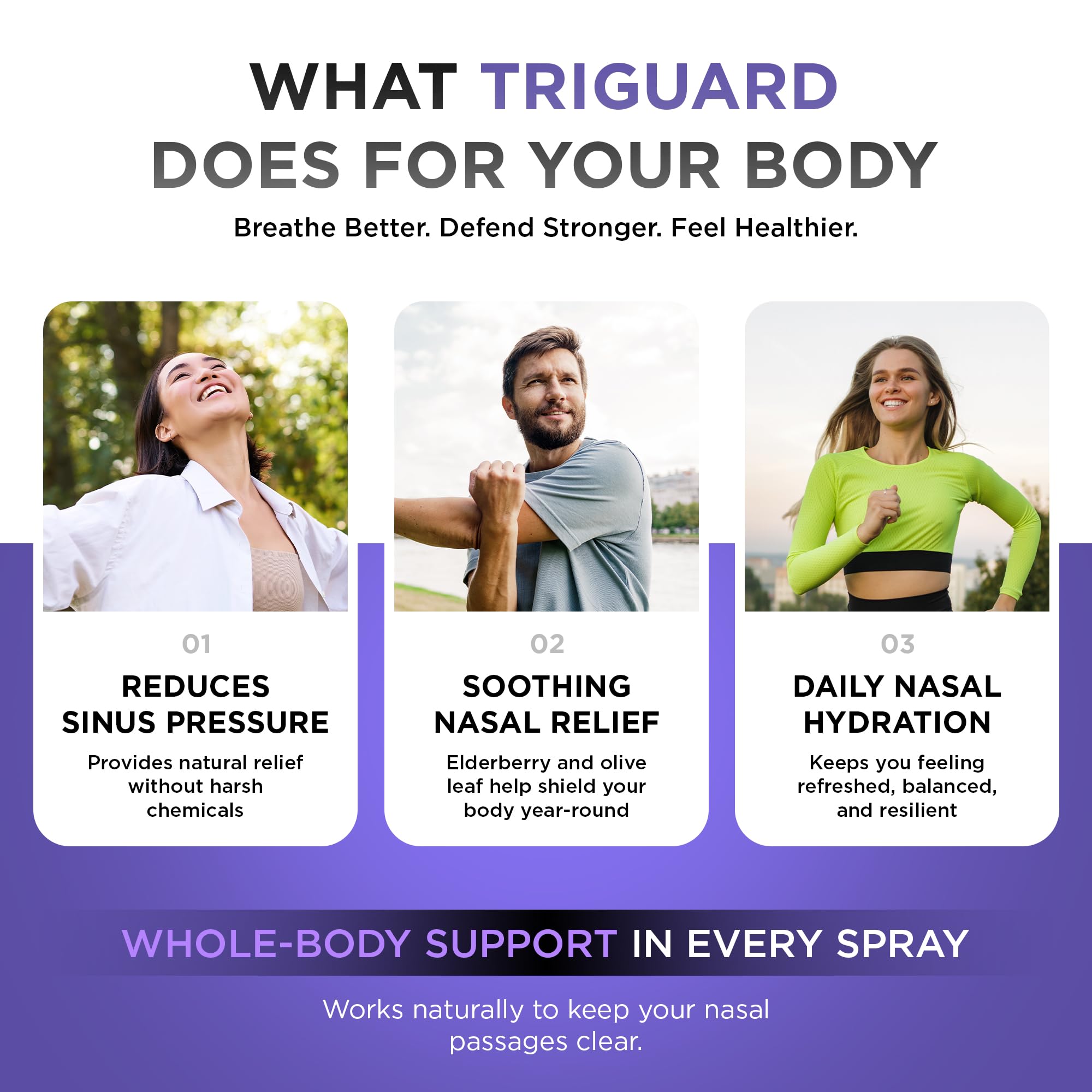Oxygen Nutrition TriGuard Plus junto a tarjeta para comparar escala y tamaño 60 ml